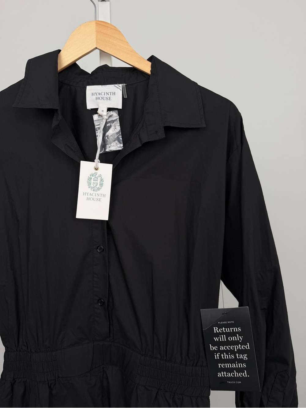 Hyacinth House Black Hartwell Playsuit | NWT | Medium - Picture 4 of 10
